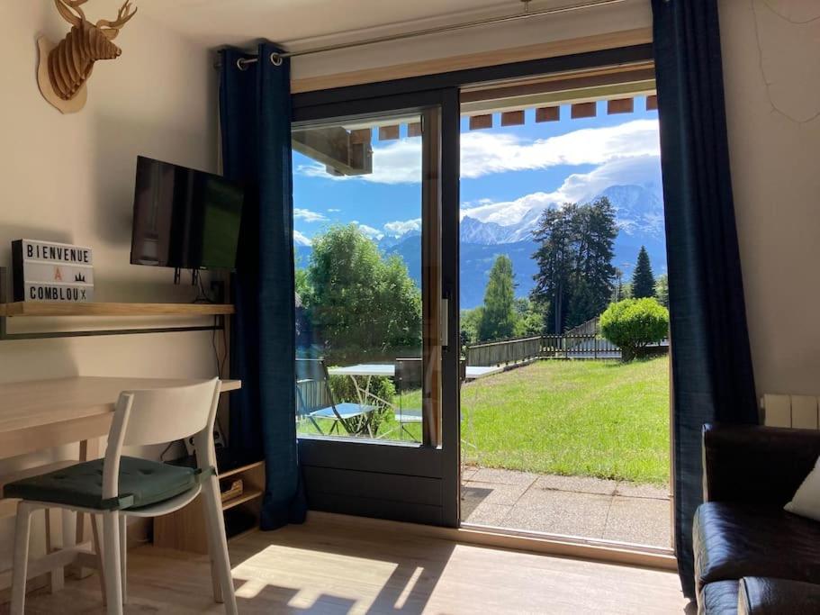 La Marmotte: Vue Mont Blanc, Terrasse, Parking *
